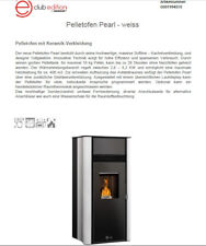 Pelletkaminofen pearl weis gebraucht kaufen  Bad Langensalza