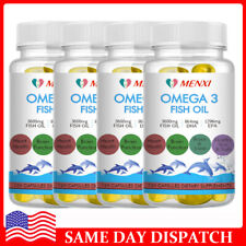Cápsulas de óleo de peixe ômega 3 força tripla suporte articular 3600 mg EPA e DHA comprar usado  Enviando para Brazil