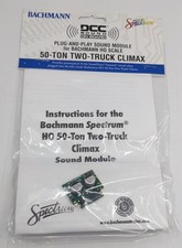 Módulo de som Bachmann 44956 escala HO 50 toneladas dois caminhões clímax, usado comprar usado Módulo de som Bachmann 44956 escala HO 50 toneladas dois caminhões clímax, usado comprar usado  Enviando para Brazil