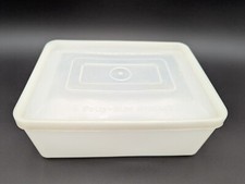 Usado, Recipiente de comida vintage Polly Flex freezette retangular plano freezer 8 x 6 comprar usado  Enviando para Brazil
