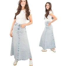 Womens denim maxi for sale  DORKING