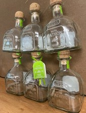 (6) GARRAFAS VAZIAS SEIS PATRON prata tequila 750 ml com rolhas FRETE GRÁTIS!, usado comprar usado  Enviando para Brazil
