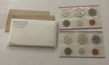 Juego de 10 monedas P&D 1964 sin circular con sobre 90 % plata OGP segunda mano  Embacar hacia Mexico