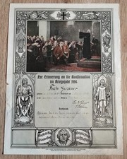 Alte urkunde konfirmation gebraucht kaufen  Berlin