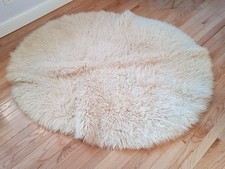 Flokati white shag for sale  Fowlerville