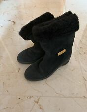 Schwarze lammfell winterstiefe gebraucht kaufen  Gremsdorf