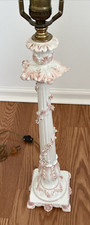 Vintage white pink for sale  Flagtown
