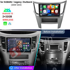 CarPlay 32GB para Subaru Legacy Outback 2009-2014 rádio estéreo carro Android 13 GPS, usado comprar usado  Enviando para Brazil