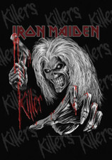 Cartaz/bandeira têxtil machado Iron Maiden Killers, usado comprar usado  Enviando para Brazil