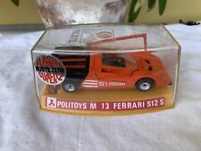 Politoys ferrari 512s usato  Lainate