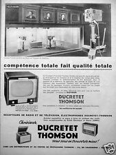 Publicité ducretet thomson d'occasion  Compiègne