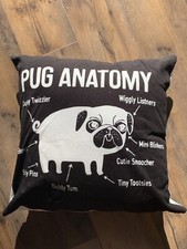 Pug anatomy throw for sale  Cary