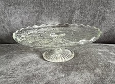 Vintage clear patterned for sale  ELY