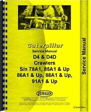 Manual de serviço de reparo de esteira Caterpillar D4 D4D comprar usado  Enviando para Brazil