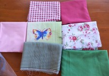 Stoffreste rosen schmetterling gebraucht kaufen  Ober-Mörlen
