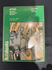 Triumph stag autobooks for sale  SHEFFIELD