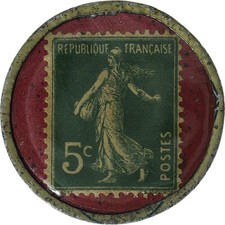 Timbre monnaie centimes d'occasion  Lille-