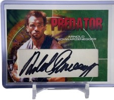 Cartão autografado autêntico Arnold Schwarzenegger Predator corte personalizado 🔥 Novo sem etiquetas! comprar usado Cartão autografado autêntico Arnold Schwarzenegger Predator corte personalizado 🔥 Novo sem etiquetas! comprar usado  Enviando para Brazil