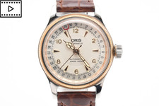 [QUASE PERFEITO] ORIS Big Crown ponteiro data 7400C ouro relógio automático masculino JAPÃO comprar usado  Enviando para Brazil