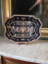 Grand plat faïence d'occasion  Thorigny-sur-Oreuse