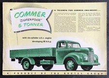 Commer superpoise tonner for sale  LEICESTER
