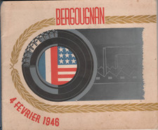 Plaquette 1946 bergougnan d'occasion  Lurcy-Lévis
