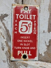 Vintage pay toilet for sale  Shavertown