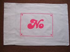 Yes novelty pillowcase for sale  PORTSMOUTH