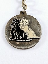 Chaveiro - Whisky preto e branco década de 1960 - Metal esmaltado, Scottish Terriers, usado comprar usado  Enviando para Brazil