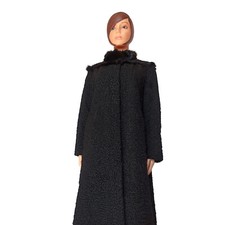 Manteau noir astrakan d'occasion  Bordeaux-