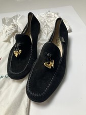 Escada black suede for sale  East Norwich