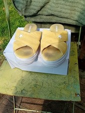 Converse slides yellow for sale  CAMBORNE