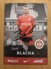 David Blacha SV Wehen Wiesbaden 2015/16 ręcznie podpisana karta z autografem, używany na sprzedaż  Wysyłka do Poland