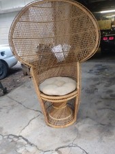 Vintage wicker peacock for sale  Goldsboro