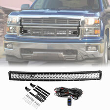 Usado, Kit de montagem de grade de barra de luz LED 180W 32"" para Chevy Silverado 1500 2014-2018 comprar usado  Enviando para Brazil