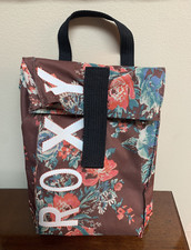 Lancheira Roxy rosa floral flor isolada com clipe utilitário comprar usado  Enviando para Brazil