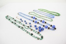 Antique glass jewellery for sale  LEEDS