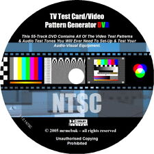 US TV Test Card / Video Pattern Generator & Test Tones DVD: PAL, NTSC & SECAM comprar usado  Enviando para Brazil