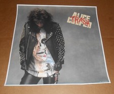 Pôster promocional original Alice Cooper Trash 1989 23,5x23,5 RARO comprar usado  Enviando para Brazil