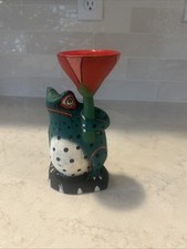 Carved wood frog for sale  Denver
