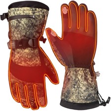 Guantes térmicos Kemimoto camuflados invierno eléctricos recargables pantalla táctil guantes hombres segunda mano  Embacar hacia Mexico