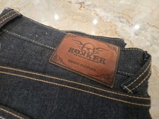 Jeans de equitação Rokker Iron Raw Selvidge, feito na Itália denim forrado com kevlar comprar usado  Enviando para Brazil