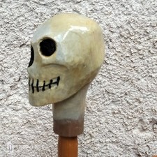 Wooden skeleton head d'occasion  Expédié en Belgium