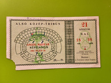 Ticket hongrie angleterre d'occasion  Blanquefort
