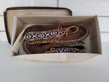 Vintage leather moccasin for sale  LANCASTER