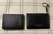 2 black leather card cases for sale  Lufkin