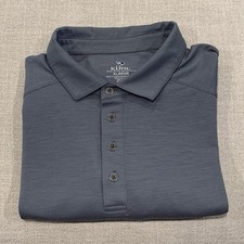 Camisa Polo Kuhl Valiant Mezcla Lana Merino Manga Corta Para Hombre Gris XL NUEVA SIN ETIQUETAS $79 segunda mano  Embacar hacia Mexico