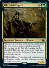 Mtg old stickfingers usato  Bari