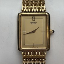 Tanque raro NOS Neo Vintage 1980’s SEIKO 9020-5119 quartzo tom dourado - Novo taco comprar usado  Enviando para Brazil