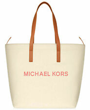 Usado, Bolsa tote Michael Kors creme coral praia compras bolsa de viagem nova sem etiquetas comprar usado  Enviando para Brazil